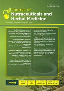 Journal of Nutraceuticals and Herbal Medicine